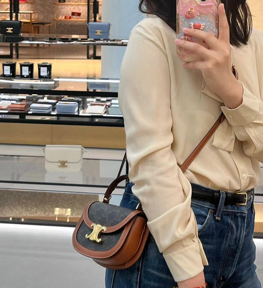 Celine迷你马鞍-老花 商品图1
