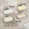肥皂盒壁挂式沥水家用免打孔创意新款双层置物架卫生间浴室香皂盒 商品缩略图3