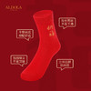 雅黛丽本命年红袜子女秋冬中筒袜棉质属龙礼物结婚长袜2024年新款 商品缩略图4