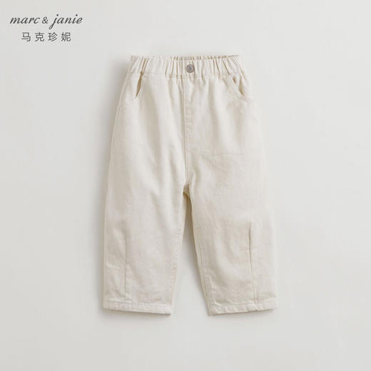 马克珍妮女童灯笼牛仔裤 儿童时尚宽松纯棉休闲裤春装裤子240223 商品图2