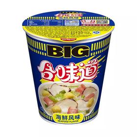 108g日清合味道BIG杯海鲜风味面 香浓劲道 享受美味