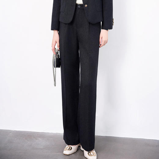 【上衣+裤子】罗蒙春秋款小香风女士套装气质优雅简约大方两件套 商品图2