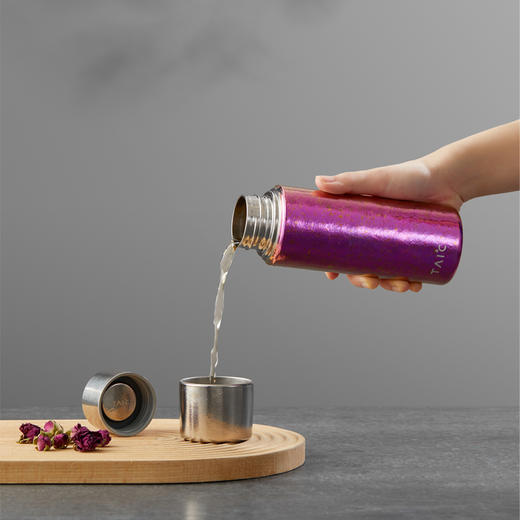 TAIC太可钛彩焖饮杯390ml(迷梦紫） 商品图4