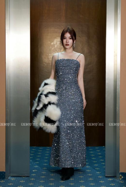 【门店同款】冬季派对复兴-亮片吊带轻礼服 155495183 商品图4