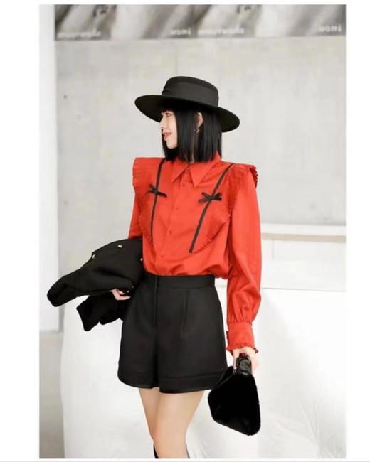 女装2022秋冬新品休闲宽松衬衫 2204-82186286▲ 商品图0