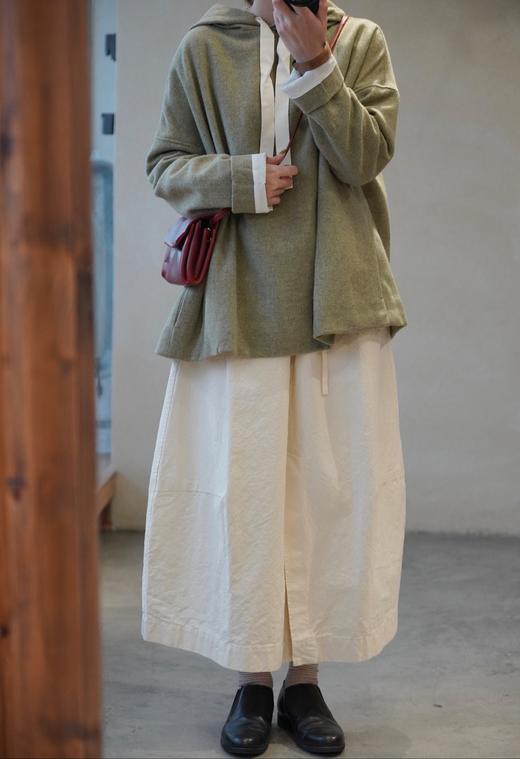 ALBUM DI FAMIGLIA 2色可选羊毛连帽卫衣(棉衬里) 商品图6