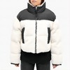 Shoreditch Ski Club - Woven Maya Shearling Puffer - Natural White & Blac - 女装 - 棉服 - 白色 商品缩略图1