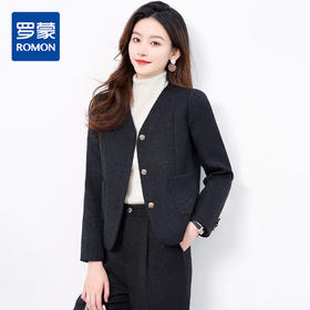 【上衣+裤子】罗蒙春秋款小香风女士套装气质优雅简约大方两件套