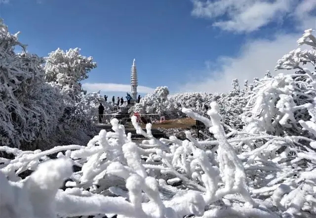 户外@【冰雪莽山】莽山云海冰挂雾凇、行摄丹霞公路马皇丘大峡谷 2天