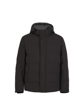 callisto咖色白鹅绒轻便弹力羽绒服 FSFED040C