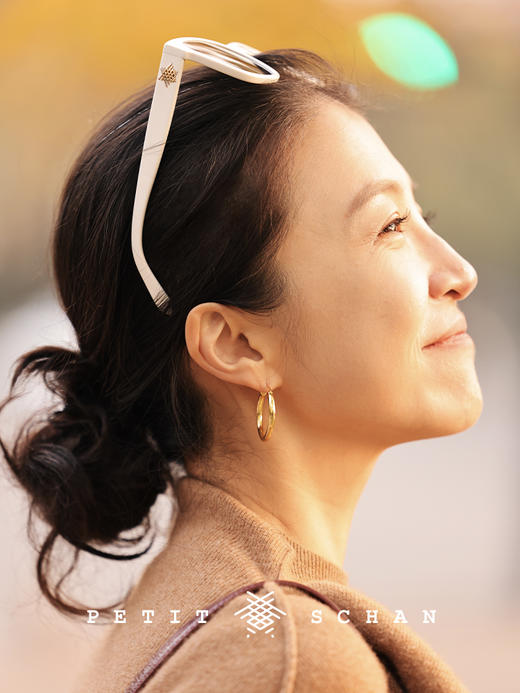 【经典款】PETIT SCHAN小闪 JEW#003 Circle Schan 闪圈圈 925纯银镀18K金 素圈耳环 商品图1