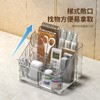 透明收纳盒化妆品整理盒护肤品笔筒化妆盒桌面口红化妆刷置物架桶 商品缩略图2