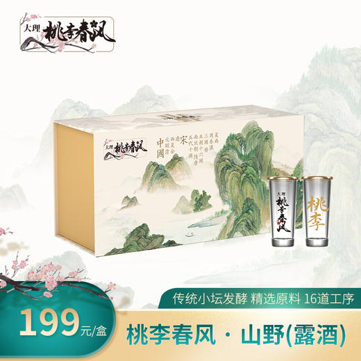 云南特色酒 桃李春风系列 传统小坛发酵 45ml*10杯/盒 自饮送礼酒 YFN 商品图0