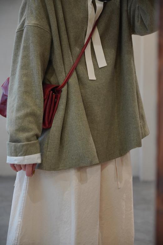 ALBUM DI FAMIGLIA 2色可选羊毛连帽卫衣(棉衬里) 商品图1