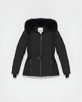 Yves Salomon - Jacket Skiwear - 女装 - 滑雪夹克 - 黑色
