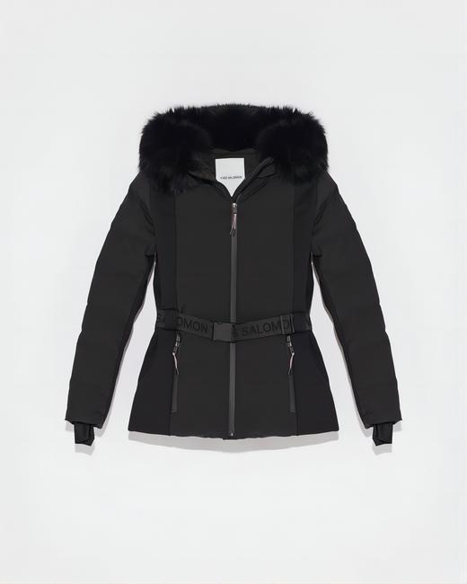 Yves Salomon - Jacket Skiwear - 女装 - 滑雪夹克 - 黑色 商品图0