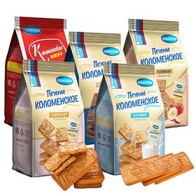 俄罗斯卡洛粗粮风味/苹果味/焦糖味/巧克力味/牛奶味饼干300g 好粗粮饼干咔滋咔滋谷物清香 152485/152484/152483/152481/152482