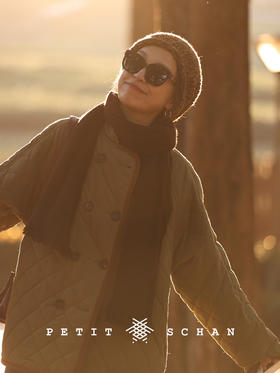 半岛铁盒 复古两面穿3M高效暖绒菱格纹绗缝棉服