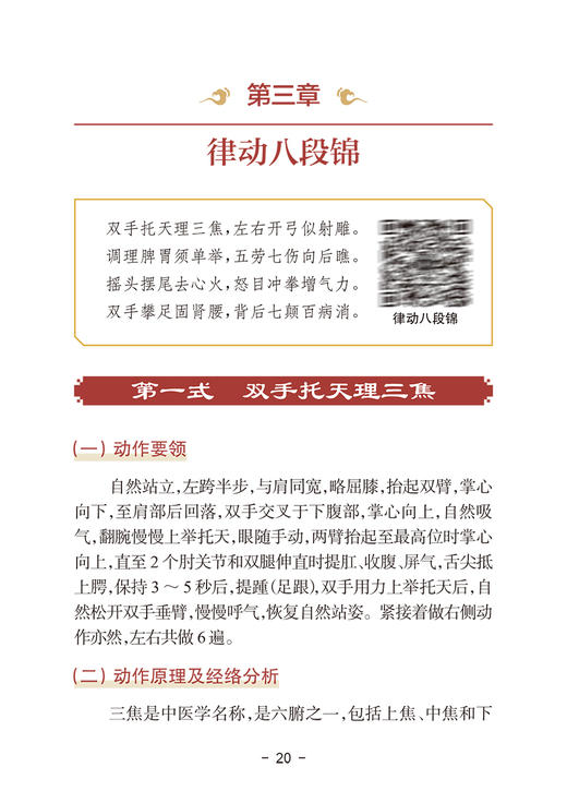 律动八段锦 配视频 许天兴 动作要领原理及经络分析要点总结解读 中医有氧运动 适合各年龄段人士练习9787117353984人民卫生出版社 商品图4