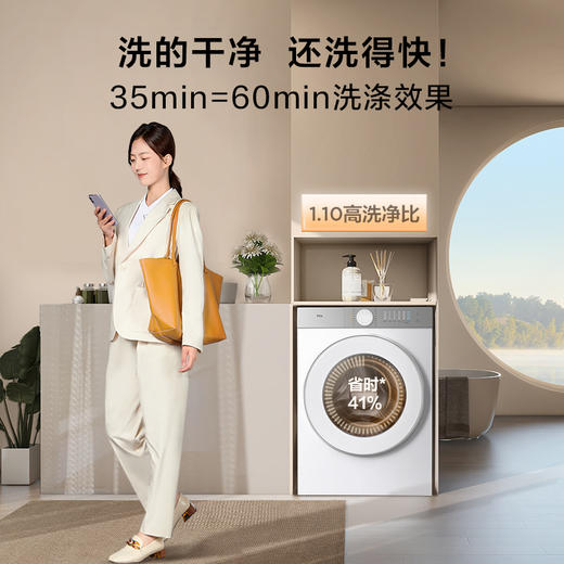 【TCL洗衣机】TCL 10KG直驱变频洗烘一体机 G100T5-HD 商品图4