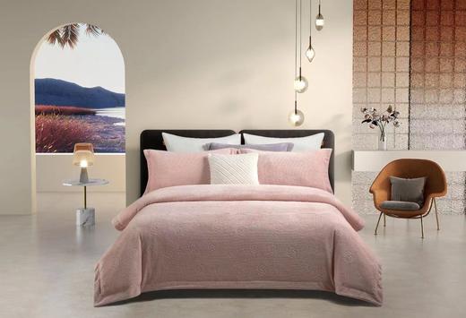 曼庭生活华夫格压花绒四件套 商品图0