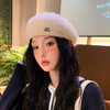 秋冬【日系兔毛画家帽女】户外 保暖时尚 贝雷帽子 商品缩略图5