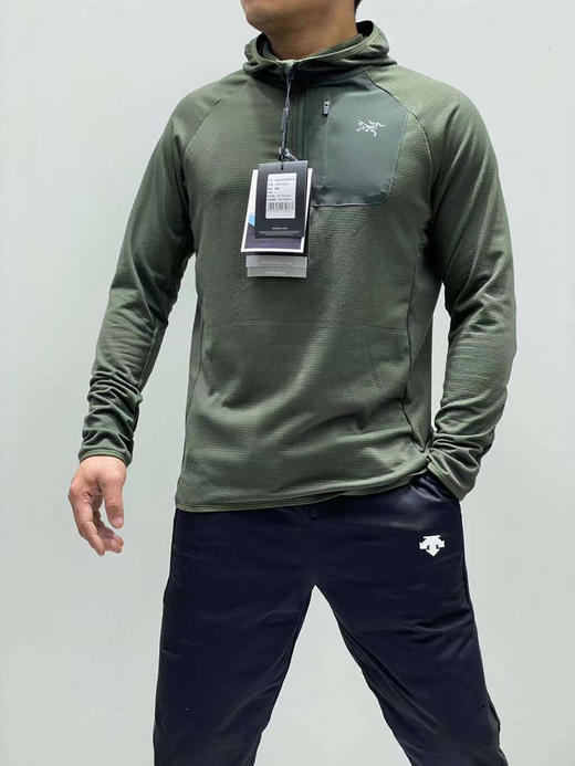 始祖鸟* ARCTERYX/Delta MX 1/2 Zip Hoody半拉链连帽抓绒衫 商品图9