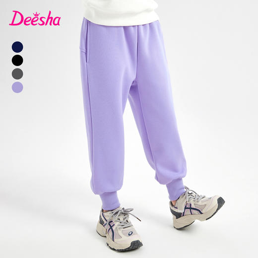 笛莎Deesha 女童裤子2023新款女童束脚休闲裤 商品图1