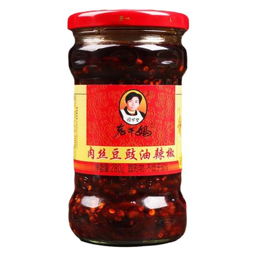 老干妈肉丝豆豉油辣椒280g/瓶 商品图0