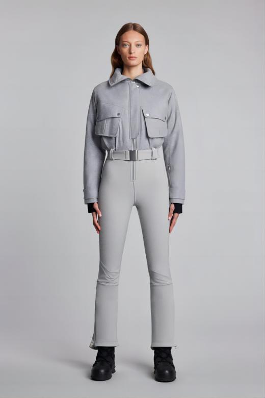 Cordova - Telluride - Grey Melange - 女装 - 连体滑雪服 - 高级灰 商品图2