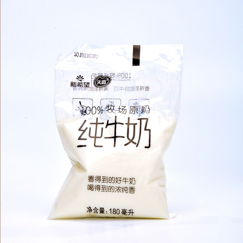 新希望（天香）100%纯牛奶180ml/袋