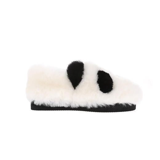 sheme国宝小白系列进口羊毛熊猫元素温暖舒适羊毛童鞋可定制 商品图0