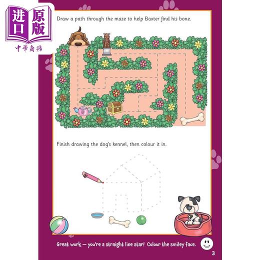 【中商原版】英国原版CGP教辅 3-4岁新版写作活动书 学龄前练习家庭学习 New Writing Activity Book for Ages 3-4 preschool 商品图4