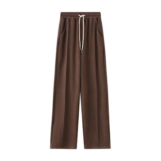 秋冬【加绒糯米裤】直筒阔腿裤 垂感休闲裤 束脚/阔腿可选 商品图7