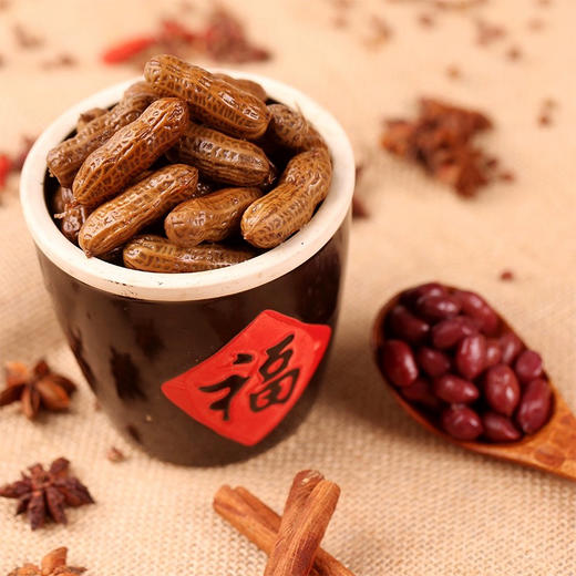 旺瓜卤味爆汁花生香辣味268g 商品图2