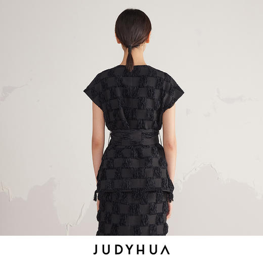 JUDYHUA 抽象流苏上衣 商品图2