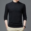 纯羊毛秋冬季男士半高领长袖羊毛衫青年中厚绵羊毛衣打底衫男装 商品缩略图3