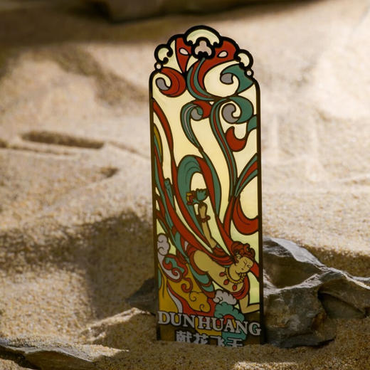 敦煌文创 琉璃书签国潮文艺古典中国风 男女生日毕业礼物母亲节礼品 鹿王本生 商品图3