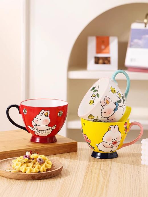 戴德生活馆陶瓷马克杯大容量早餐杯家用高颜值 商品图0