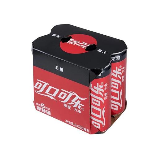 零度可口可乐摩登罐330ml*6/包 商品图0