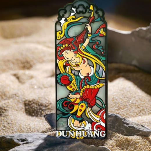 敦煌文创 琉璃书签国潮文艺古典中国风 男女生日毕业礼物母亲节礼品 鹿王本生 商品图4