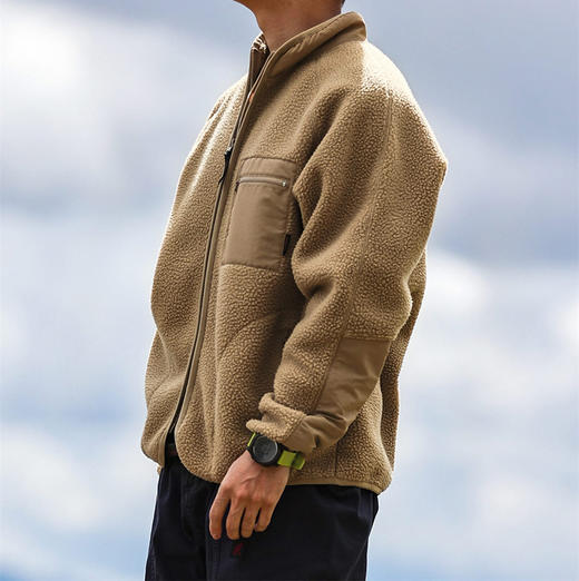 日单F.D.B 山系休闲仿羊羔绒夹克秋冬男女外套 WT670 商品图1