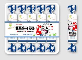 宁波冠生园奶白兔奶糖口味雪糕66g*5/盒