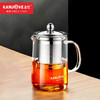金灶A-01飘逸杯加厚玻璃泡茶壶茶壶不锈钢过滤内胆茶壶办公室茶具花茶壶A-03 商品缩略图0