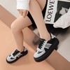 ZHR运动鞋女2023秋冬季新款平底百搭轻便跑步复古毛边厚底休闲鞋 商品缩略图2