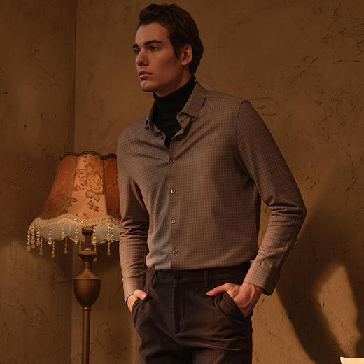 YvesFigarau伊夫·费嘉罗休闲长袖衬衫962306 商品图1