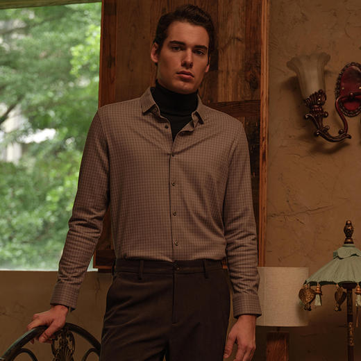 YvesFigarau伊夫·费嘉罗休闲长袖衬衫962306 商品图2