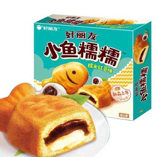 好丽友小鱼糯糯糯米红豆味336g/盒 商品图0