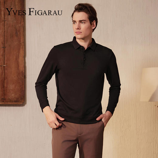 YvesFigarau伊夫·费嘉罗休闲长袖T恤960909 商品图0