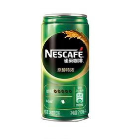 雀巢特浓咖啡罐装210ml/听